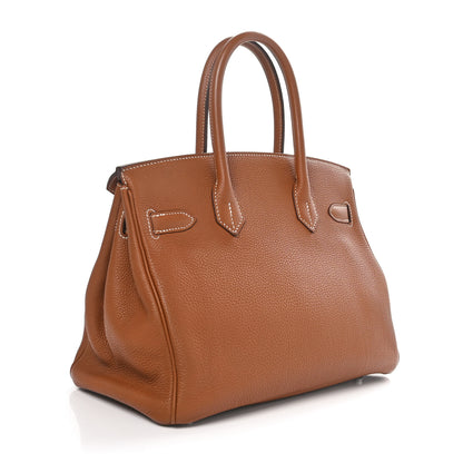 Hermes Togo Birkin 30 Gold 3 of 10