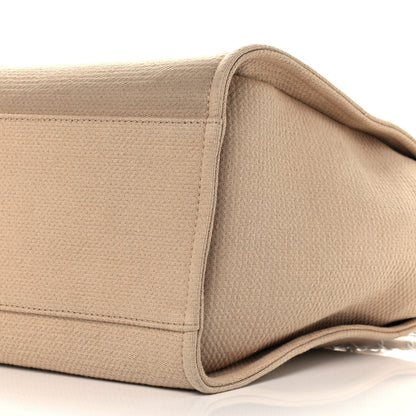 Chanel Mixed Fibers Medium Deauville Tote Beige 9 of 9
