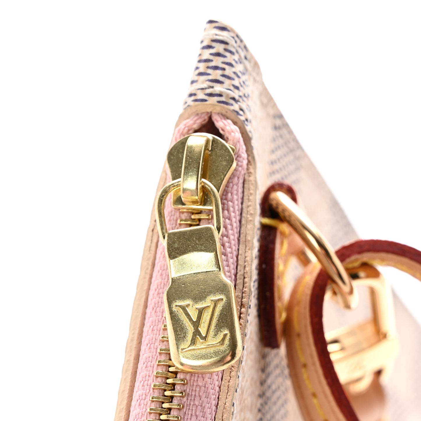 Damier Azur Neverfull MM GM Pochette Rose Ballerine