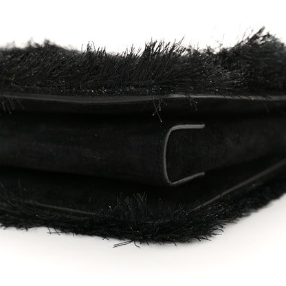 Salvatore Ferragamo Raffia Miss Vara Bow Chain Bag Black 9 of 10