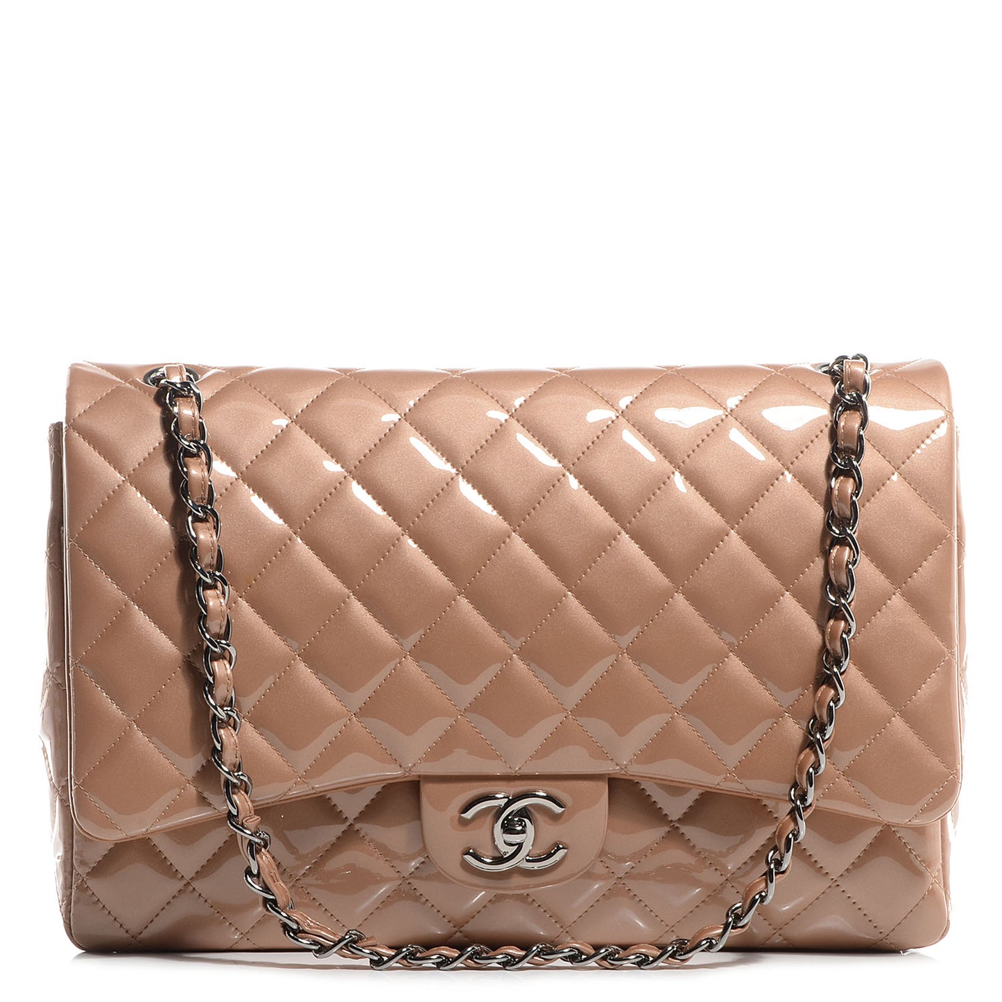 Patent Maxi Double Flap Light Brown