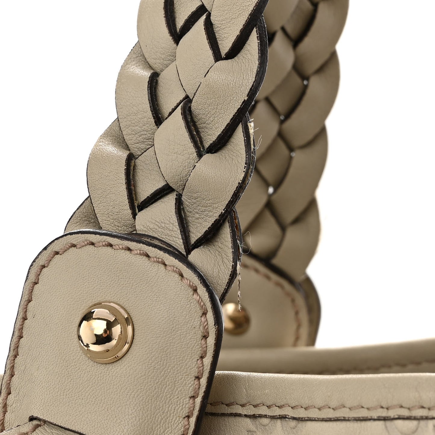 Guccissima Small Pelham Shoulder Bag Off White