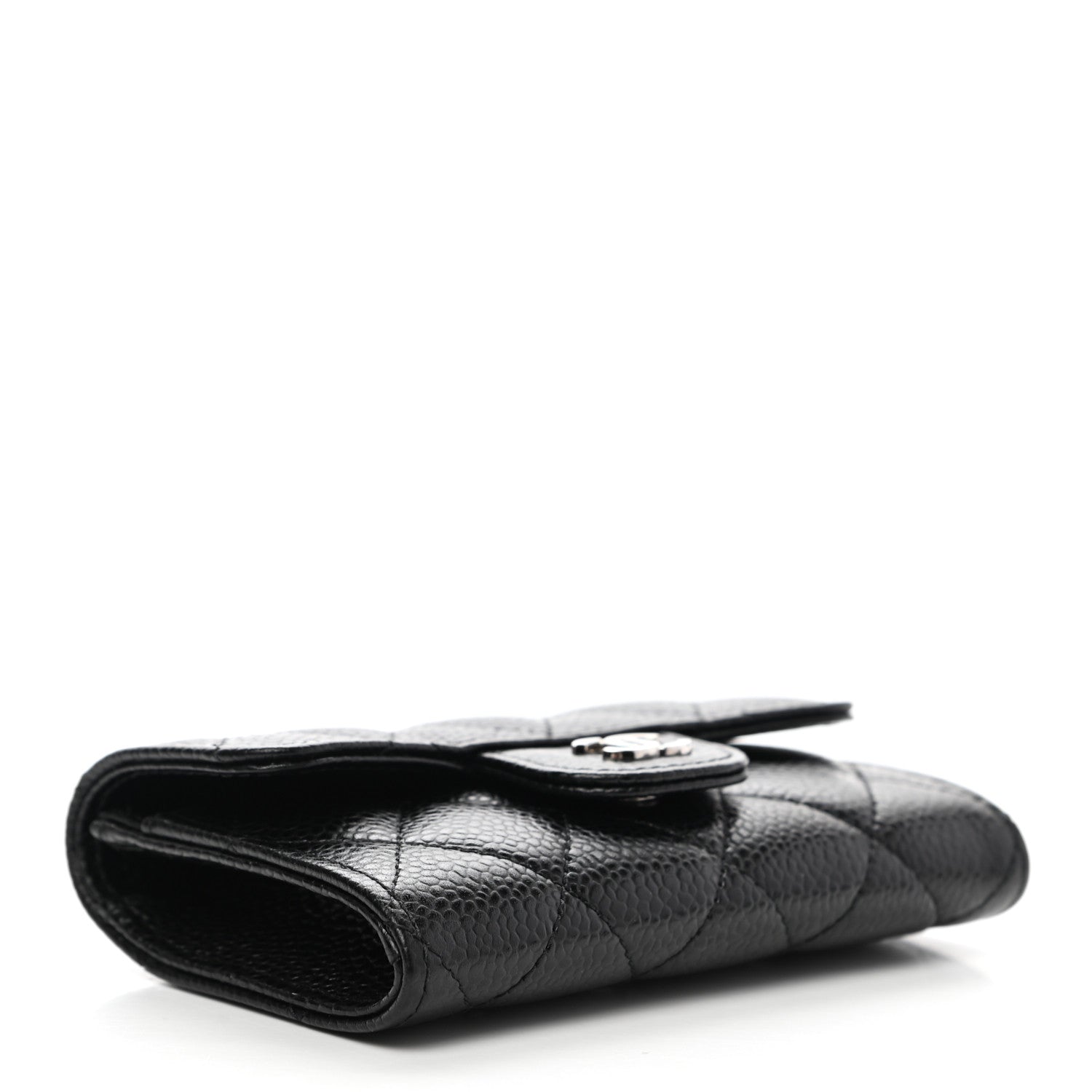 Chanel Caviar Quilted Flap Card Holder Black 4 of 8