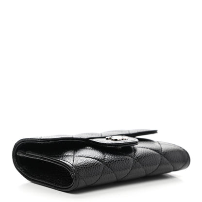 Chanel Caviar Quilted Flap Card Holder Black 4 of 8
