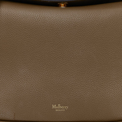 Mulberry Silky Calfskin Medium Leighton Solid Grey 9 of 17