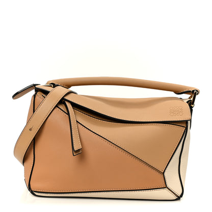 Loewe Calfskin Small Puzzle Bag Dune Warm Desert 1 of 11