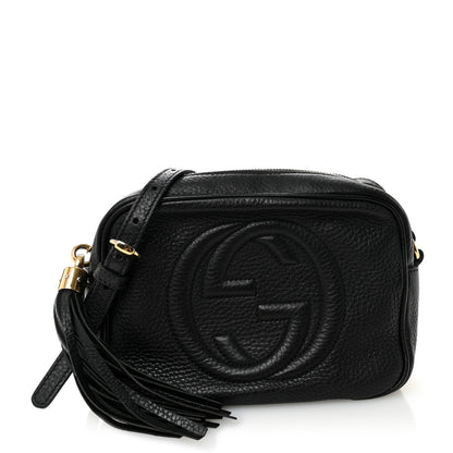 Gucci Pebbled Calfskin Soho Disco Bag Black 1 of 11