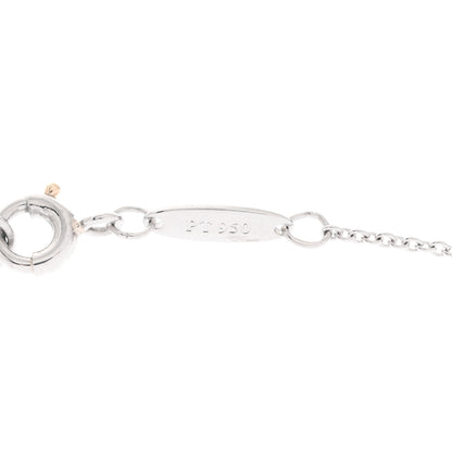Tiffany Platinum Diamond 16mm Elsa Peretti Open Heart Pave Pendant Necklace 8 of 9