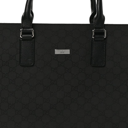 Gucci Nylon Monogram Executive Bag Black 9 of 11