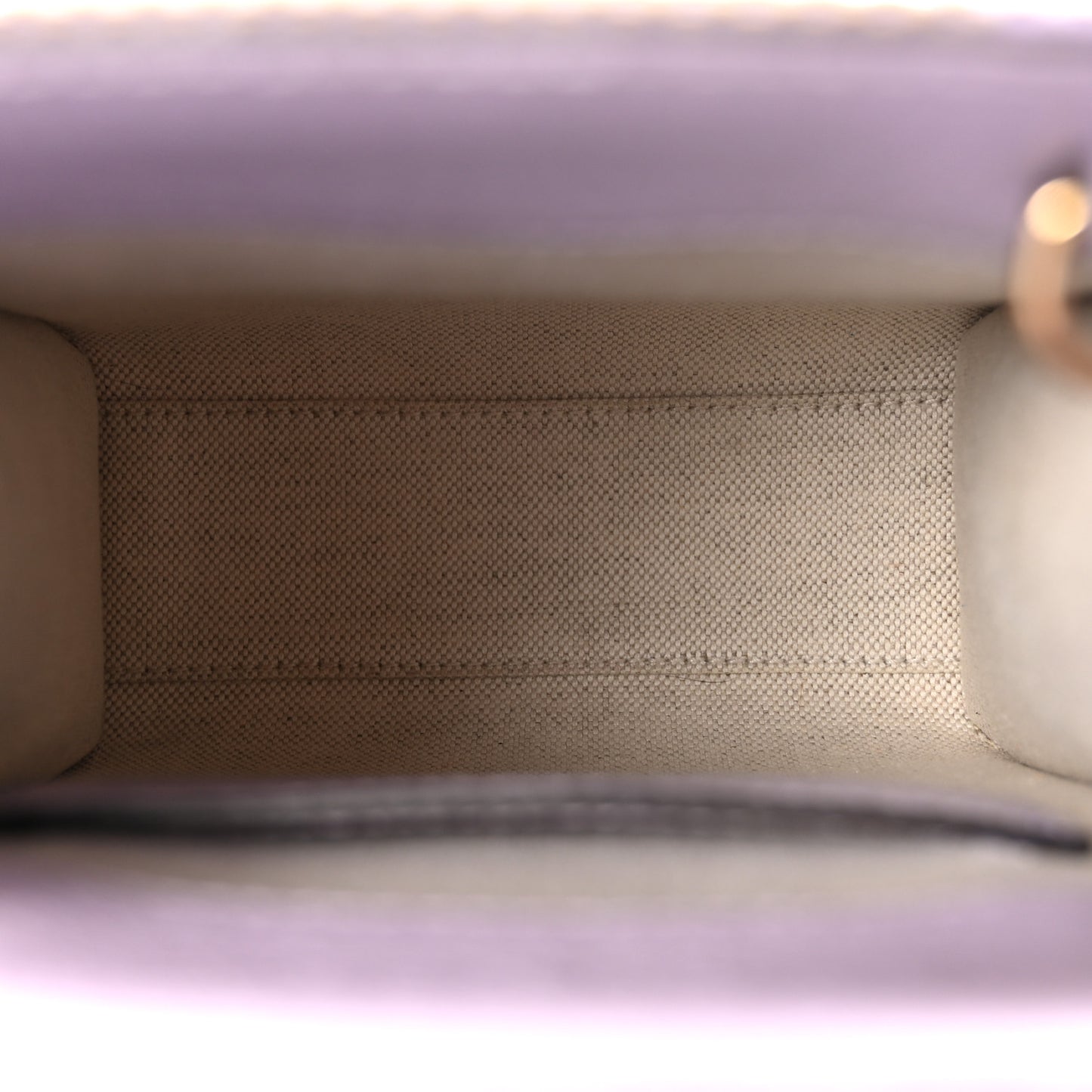 Monogram Jumbo GG Textured Dollar Calfskin Mini Tote Bag Beige Lapis