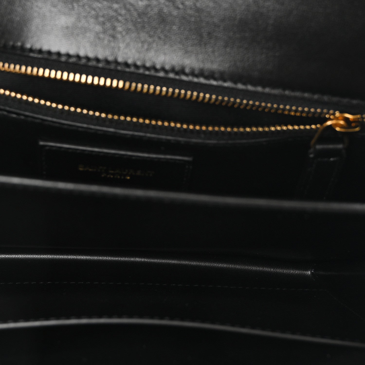 Saint Laurent Smooth Calfskin Le Maillon Satchel Black 5 of 10