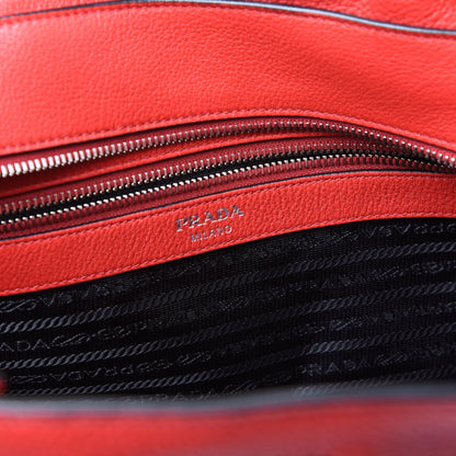 Prada Vitello Phenix Tote Rosso 9 of 10