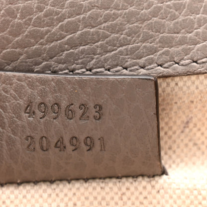 Gucci Dollar Calfskin Enamel Small Dionysus Shoulder Bag Dusty Grey Electric Blue 7 of 11