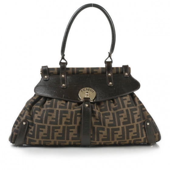 Fendi Zucca Medium Magic Bag Tobacco 1 of 15