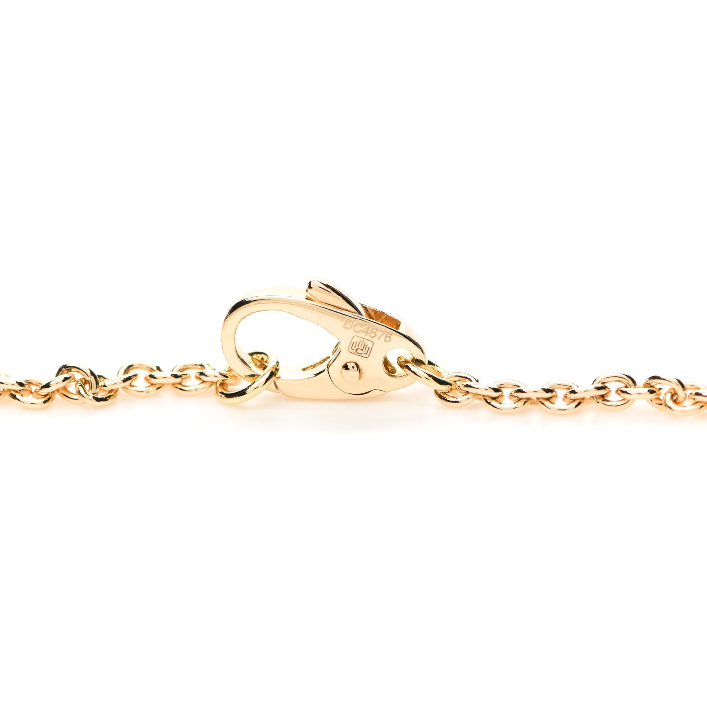 18K Pink Yellow White Gold Baby Trinity Pampilles Necklace