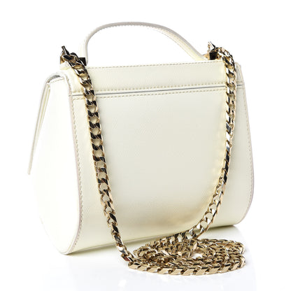 Givenchy Patent Calfskin Mini Pandora Box Chain Crossbody Bag White 3 of 10