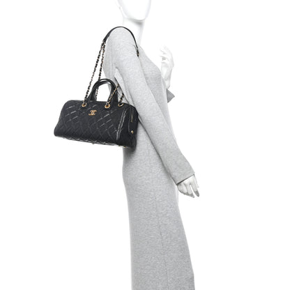 Chanel Caviar Quilted Large Bowling Bag Black 2 of 11