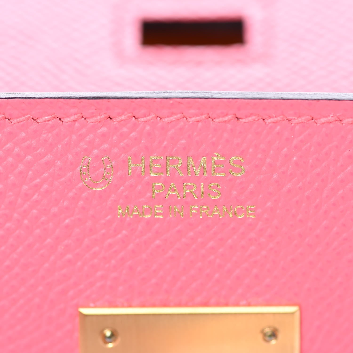 Hermes Epsom Horseshoe Birkin 30 Rose Azalee Jaune D'or 21 of 33