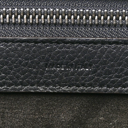 Celine Drummed Calfskin Micro Luggage Black 7 of 14