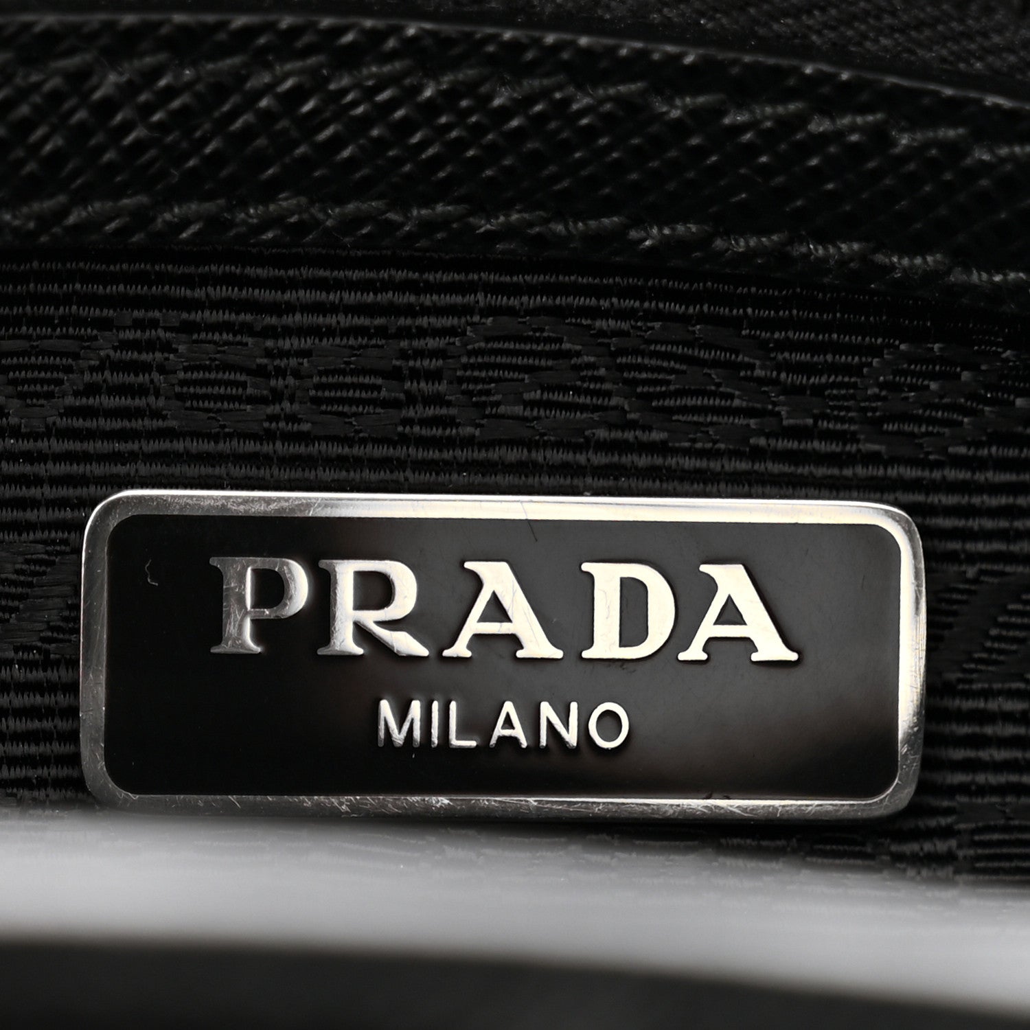 Prada Nylon Saffiano Re-Edition 2005 Top Handle Crossbody Bag Black 6 of 9