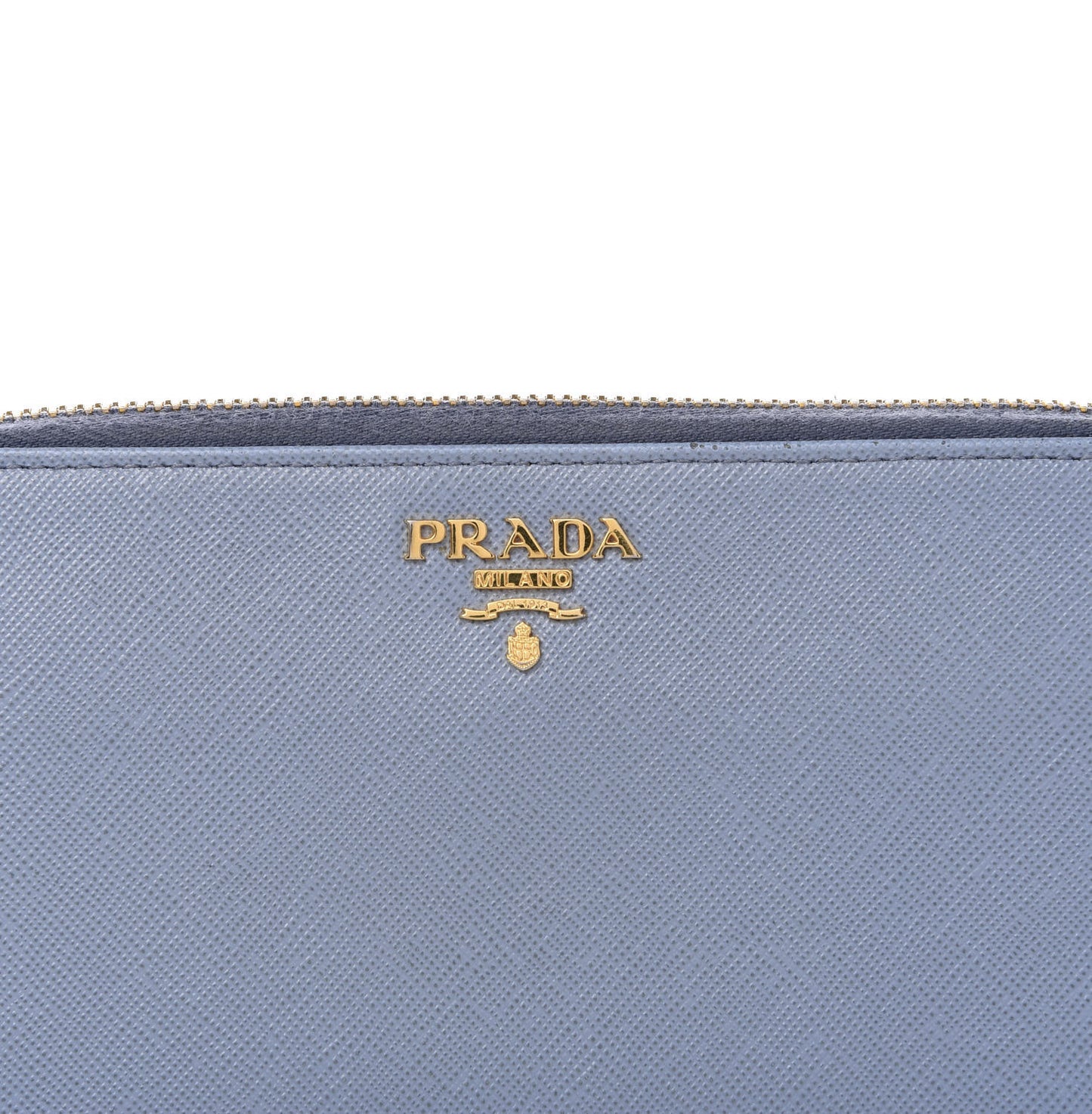 Saffiano Metal Zip Around Wallet Astrale