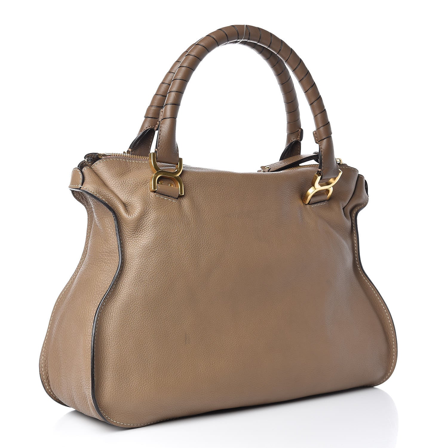 Chloe Calfskin Large Marcie Satchel Nut 3 of 13