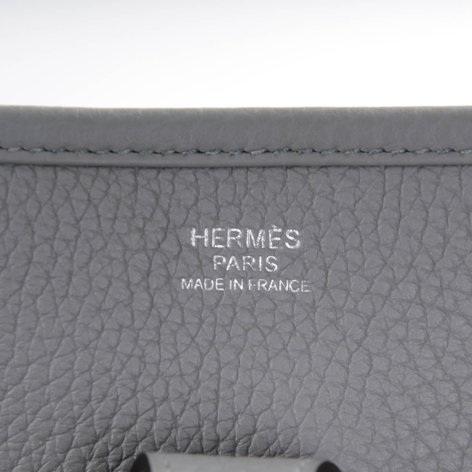 Hermes Taurillon Clemence Evelyne III PM Gris Mouette 6 of 7