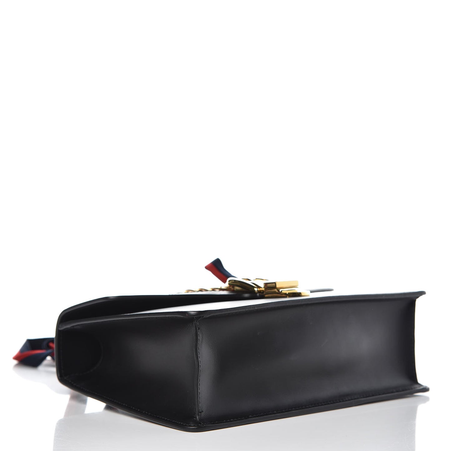 Calfskin Small Sylvie Shoulder Bag Black