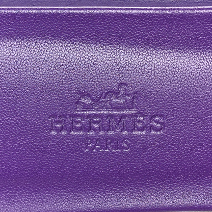 Hermes Calfskin Oran Sandals 38.5 Violet Majorette 8 of 9