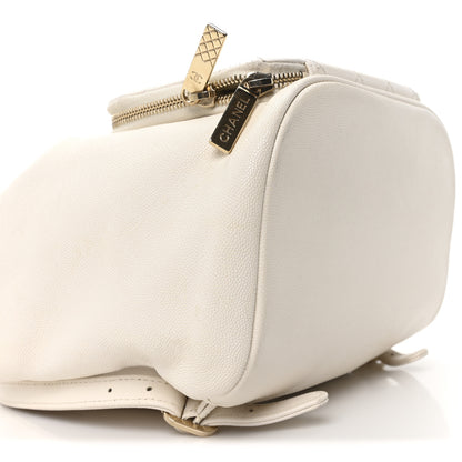 Chanel Caviar Quilted Business Affinity Backpack White 9 of 10