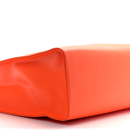 Telfar Vegan Leather Medium Shopping Bag Orange 8 of 9
