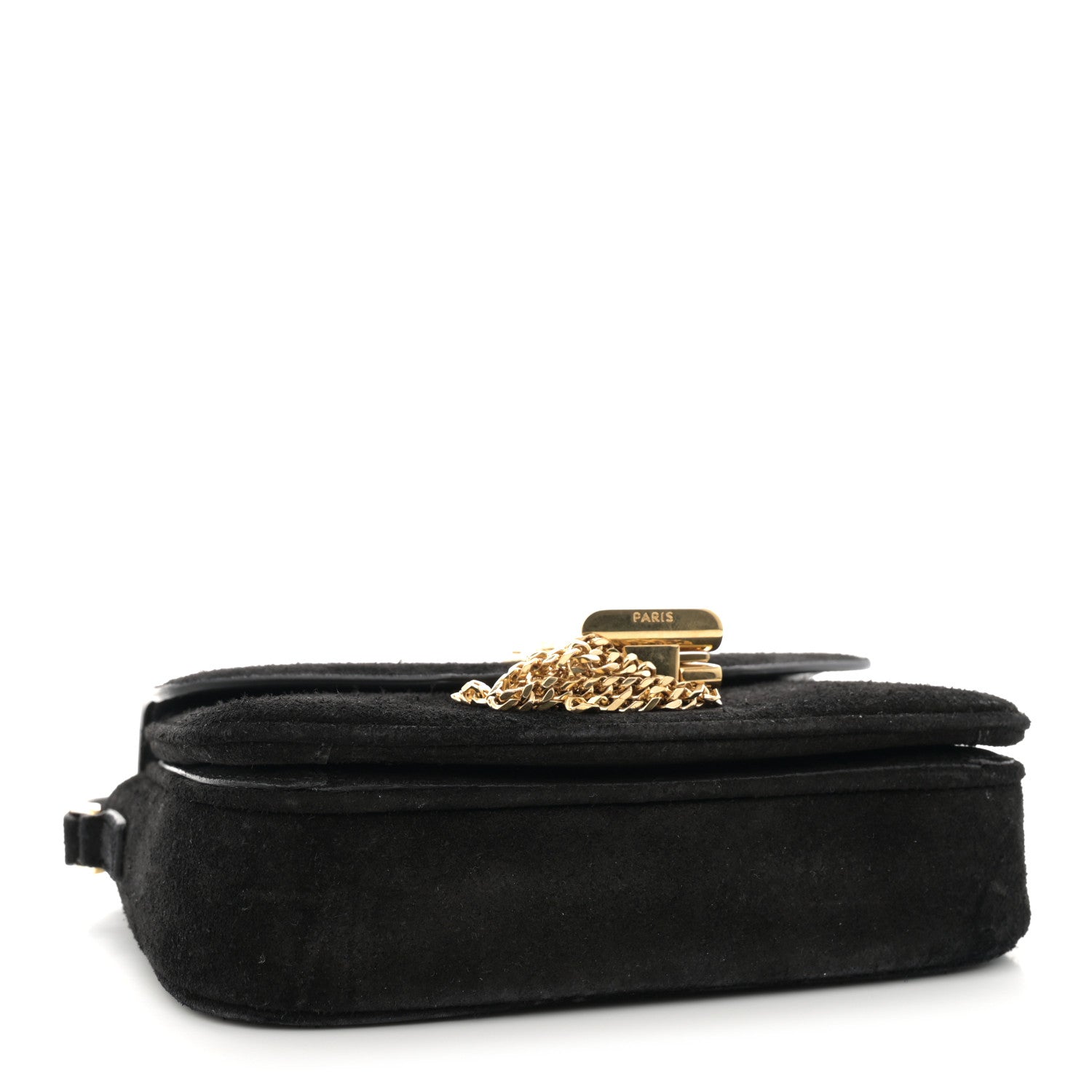Celine Suede Small Pampille C Bag Black 4 of 11