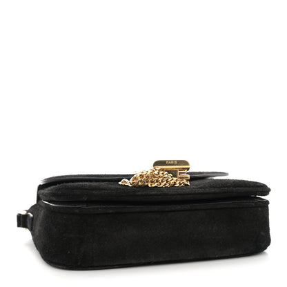 Celine Suede Small Pampille C Bag Black 4 of 11