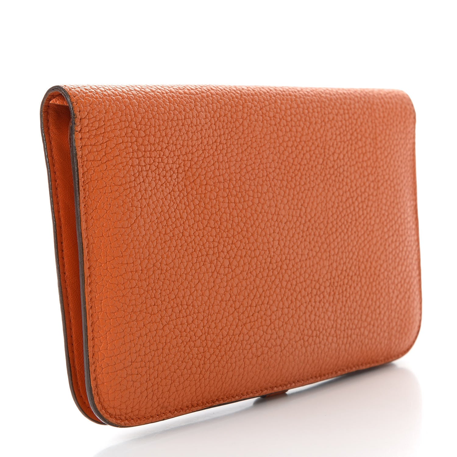 Hermes Togo Dogon Duo Wallet Orange 4 of 7