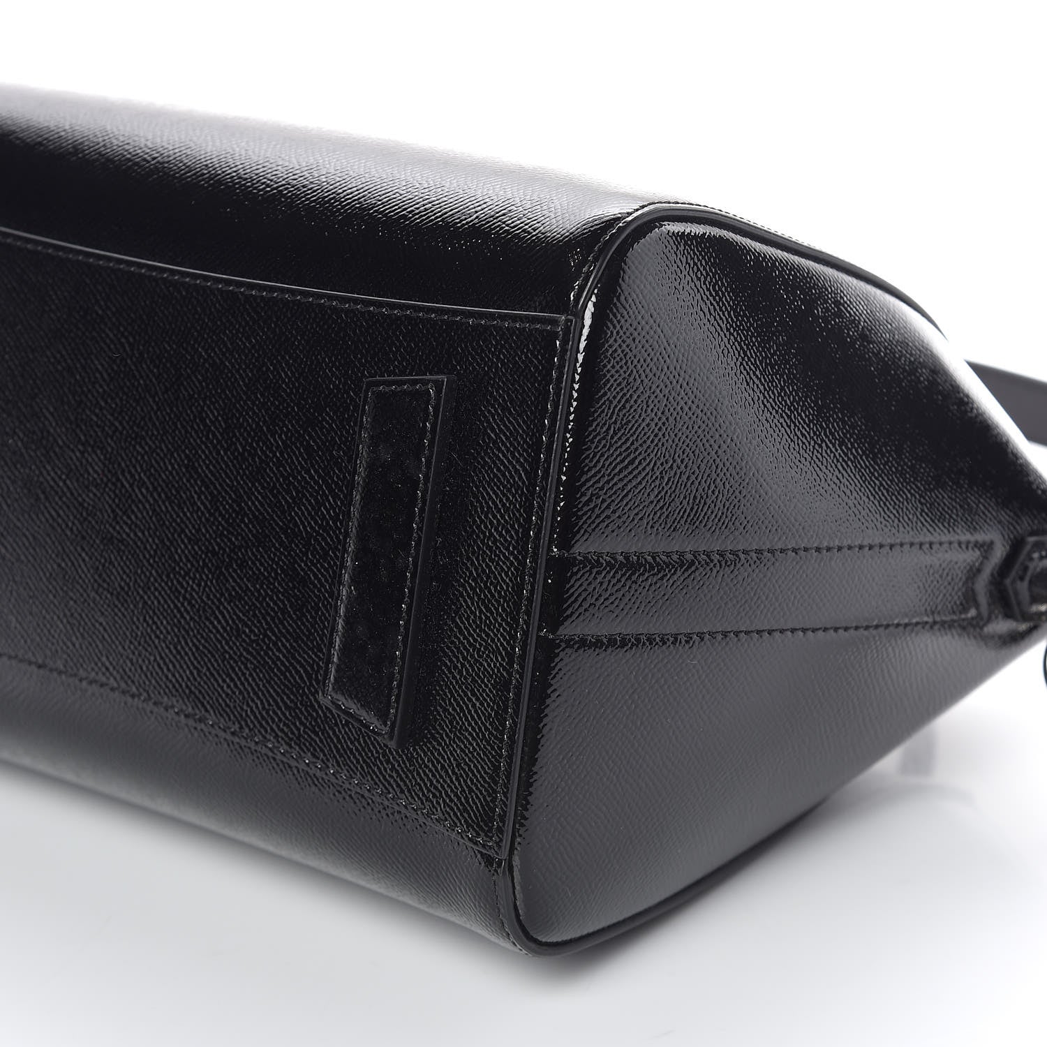 Givenchy Textured Patent Calfskin Small Antigona Black 11 of 11