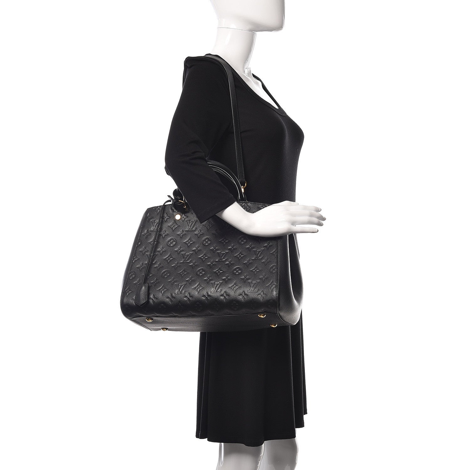 Louis Vuitton Empreinte Montaigne GM Black 2 of 12