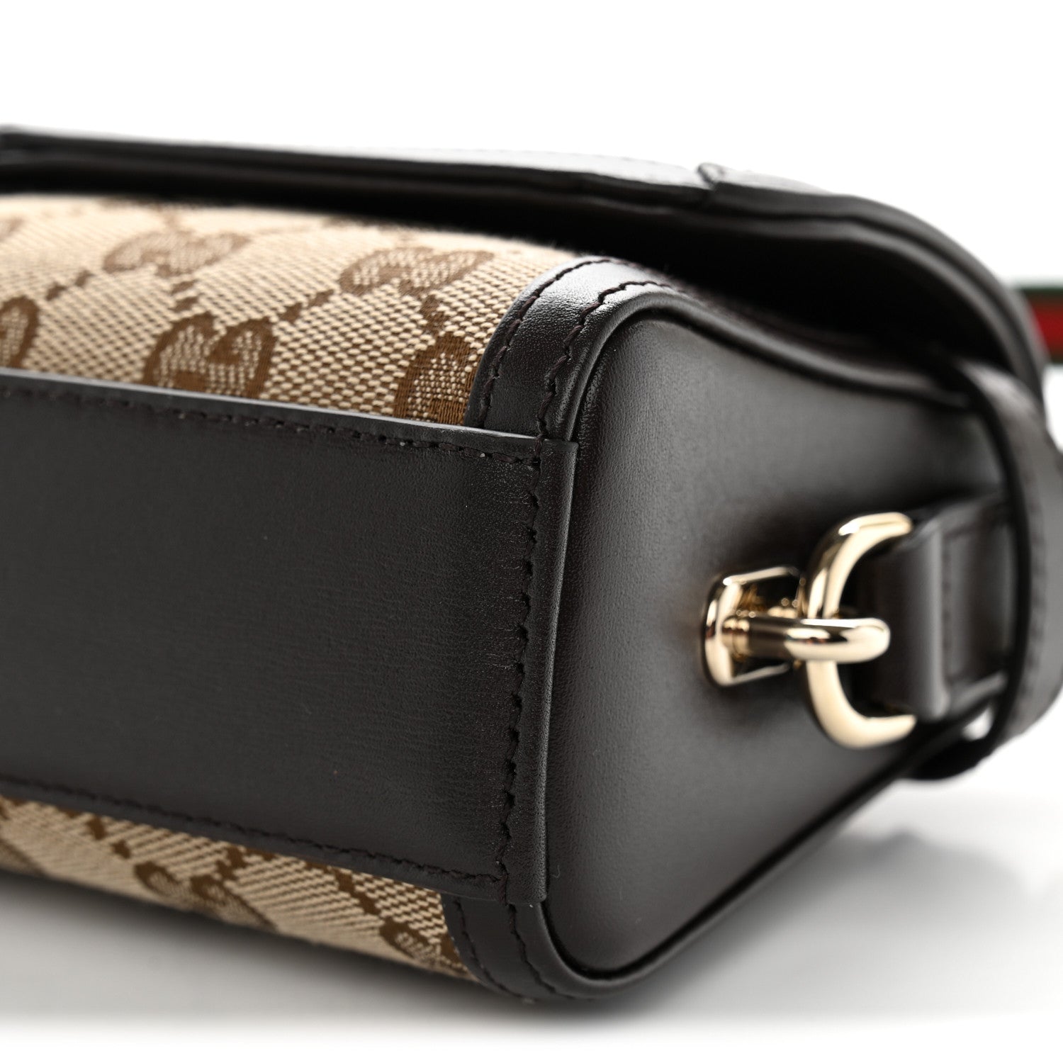 Gucci GG Monogram Small Luce Shoulder Bag Beige Ebony 10 of 11