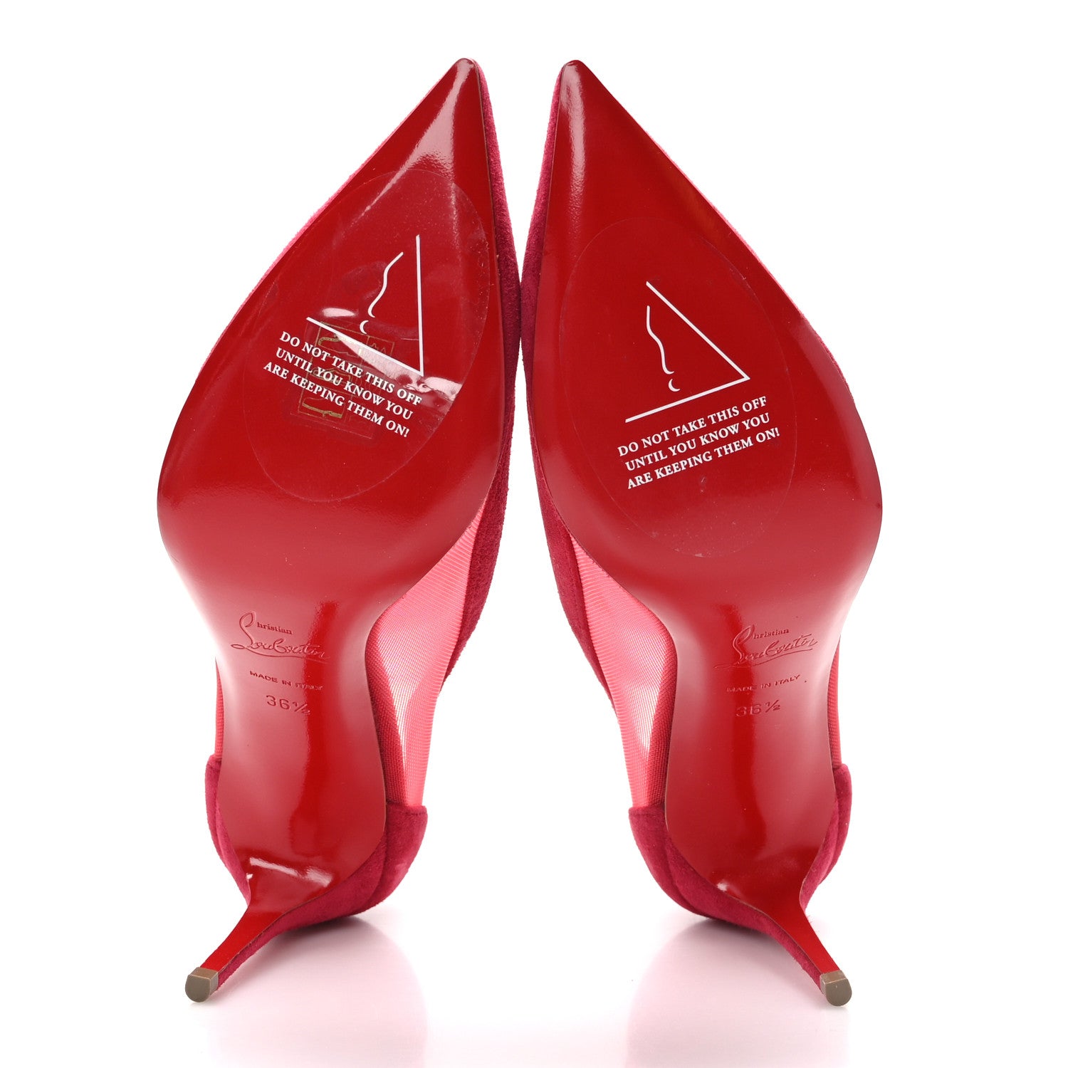Christian Louboutin Veau Velours Rete Galativi 85 Pumps 36.5 Persan 5 of 7