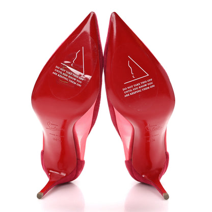 Christian Louboutin Veau Velours Rete Galativi 85 Pumps 36.5 Persan 5 of 7