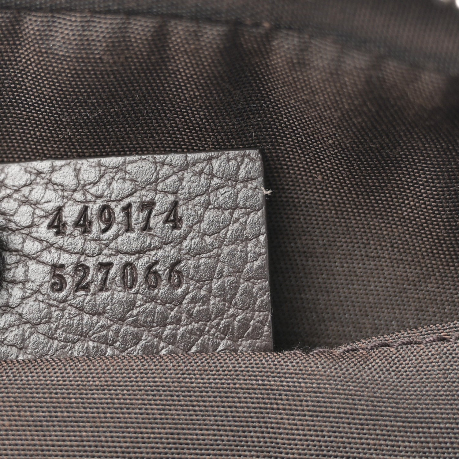 Gucci Monogram Belt Bag Dark Brown 7 of 10