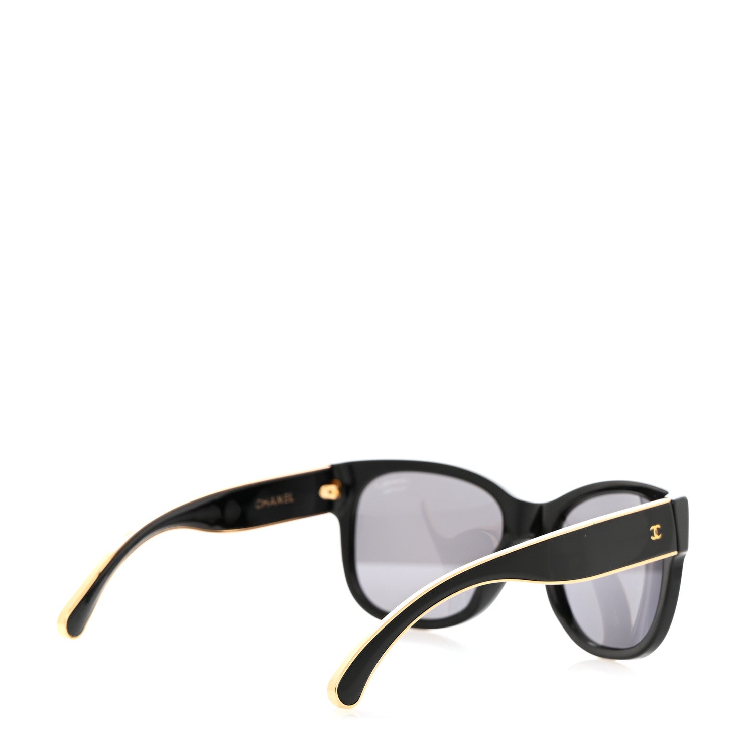 Chanel Polarized CC Sunglasses 5270 Black 4 of 8