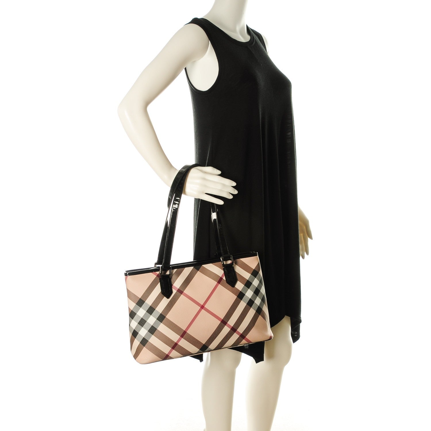 Burberry Supernova Check Regent Tote Black 2 of 7