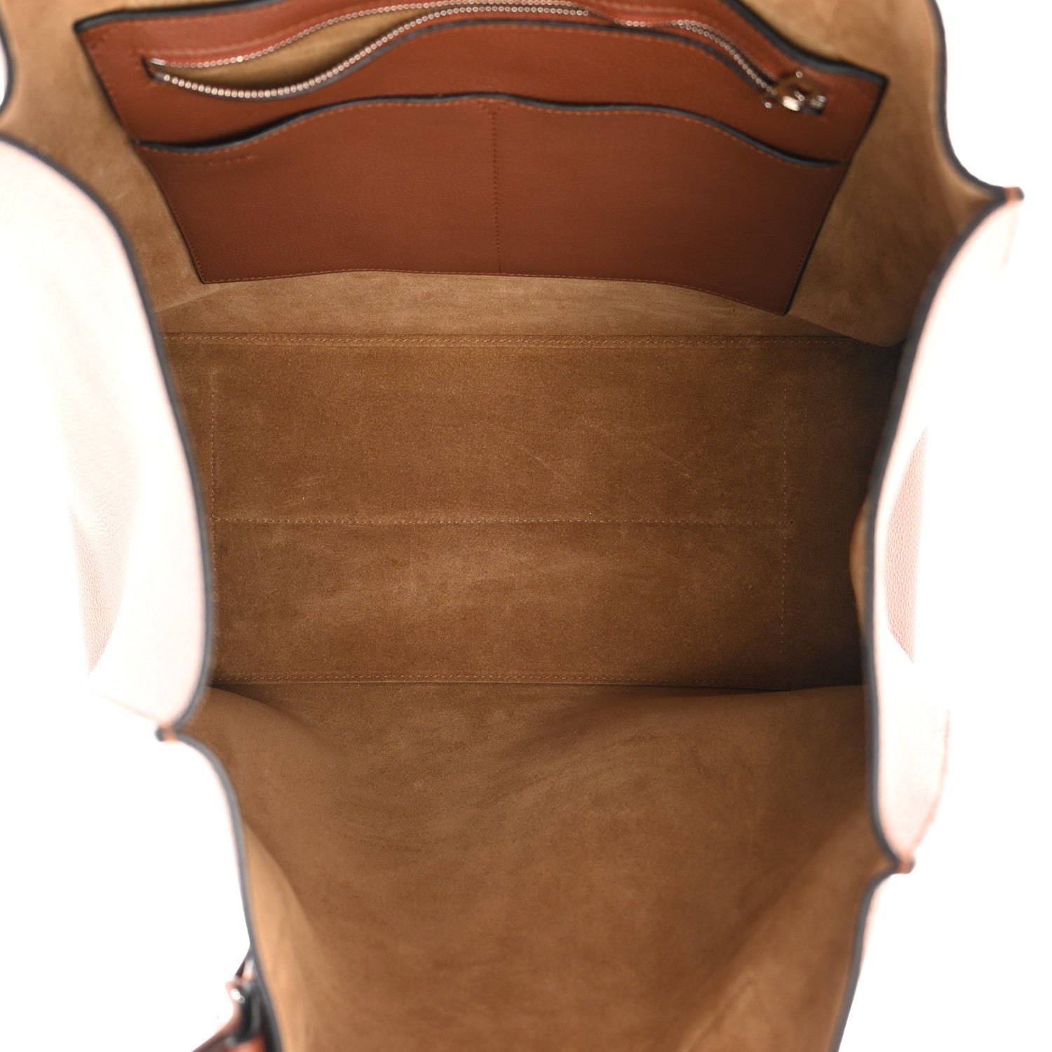 Loewe Grained Calfskin Buckle Tote Brown 5 of 11