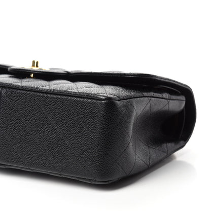 Chanel Caviar Quilted Jumbo Double Flap Black 8 of 12