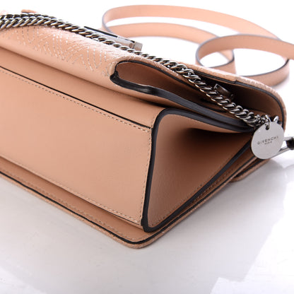 Givenchy Lambskin Embroidered Studded Small GV3 Shoulder Bag Powder 8 of 9