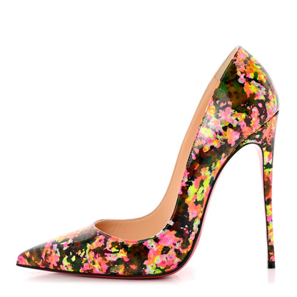 Christian Louboutin Patent Granite So Kate 120 Pumps 39 Multicolor 1 of 13