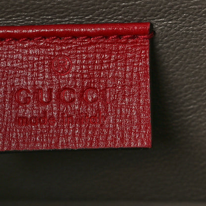 Gucci Azalea Calfskin Mini Sylvie 1969 Flap Messenger Bag New Cherry Red 7 of 12