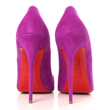 Christian Louboutin Suede So Kate 120 Pumps 38.5 Bougainvillier 5 of 8