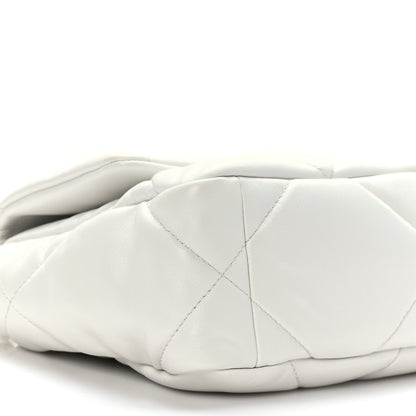 Chanel Lambskin Quilted Medium Chanel 19 Flap White 8 of 11