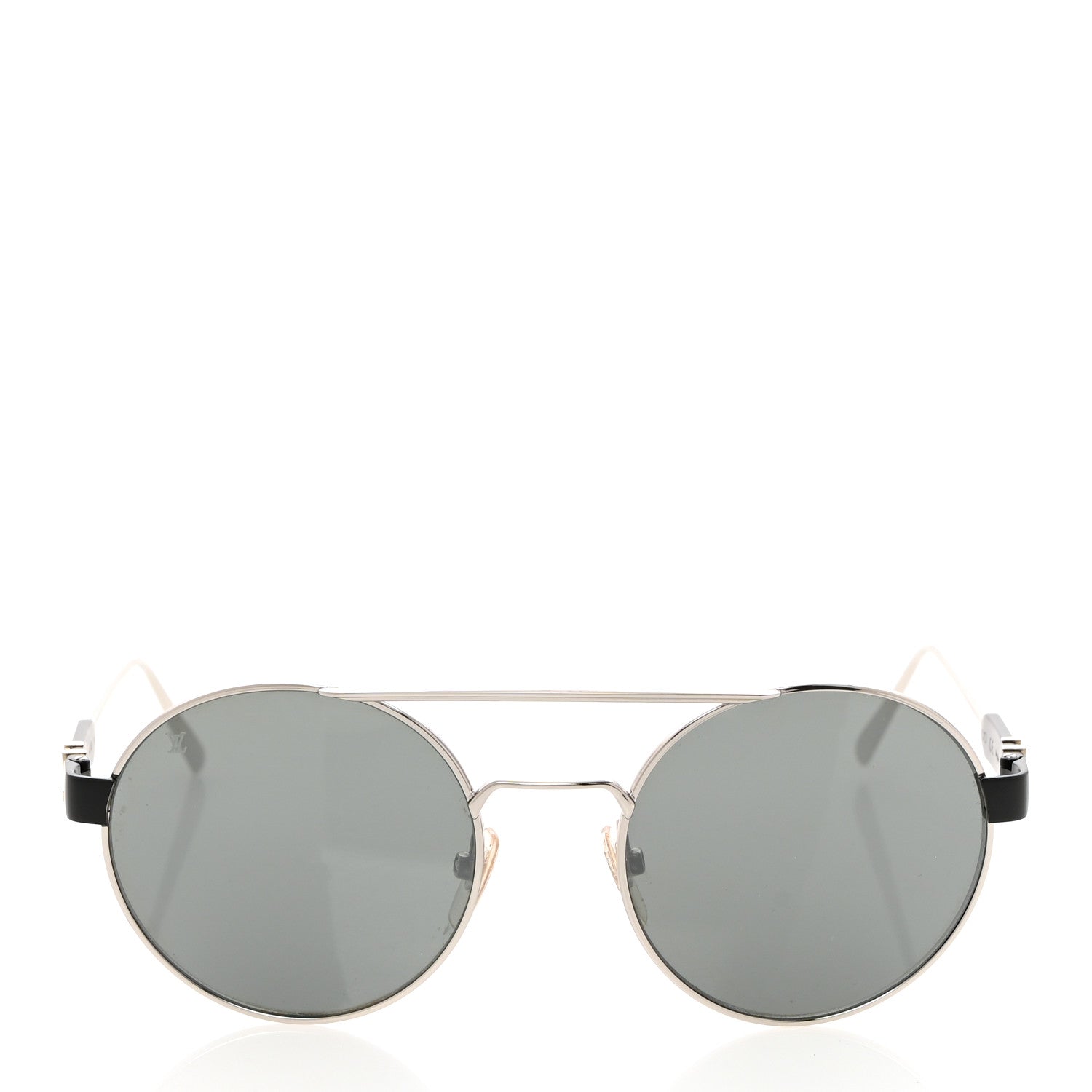 Louis Vuitton LV Starburst Round Sunglasses Z1103W Silver Black 2 of 7